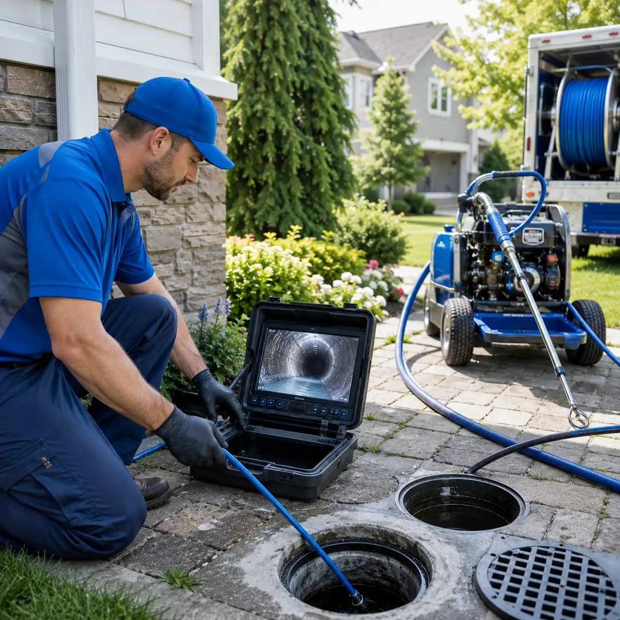Outdoor drain cleaning professionals serving Mount Holly, NC